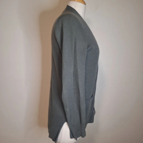 Madewell cotton waffle knit oversized cardigan  sweater SZ S - Picture 4 of 7